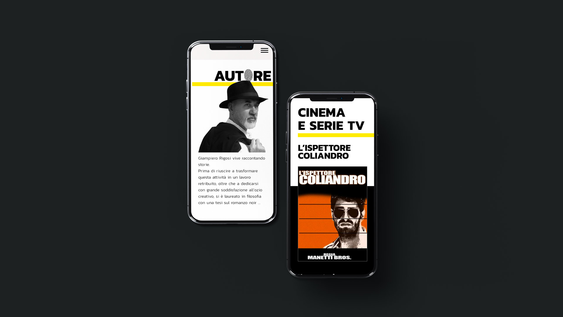 Rigosi - Mockup mobile